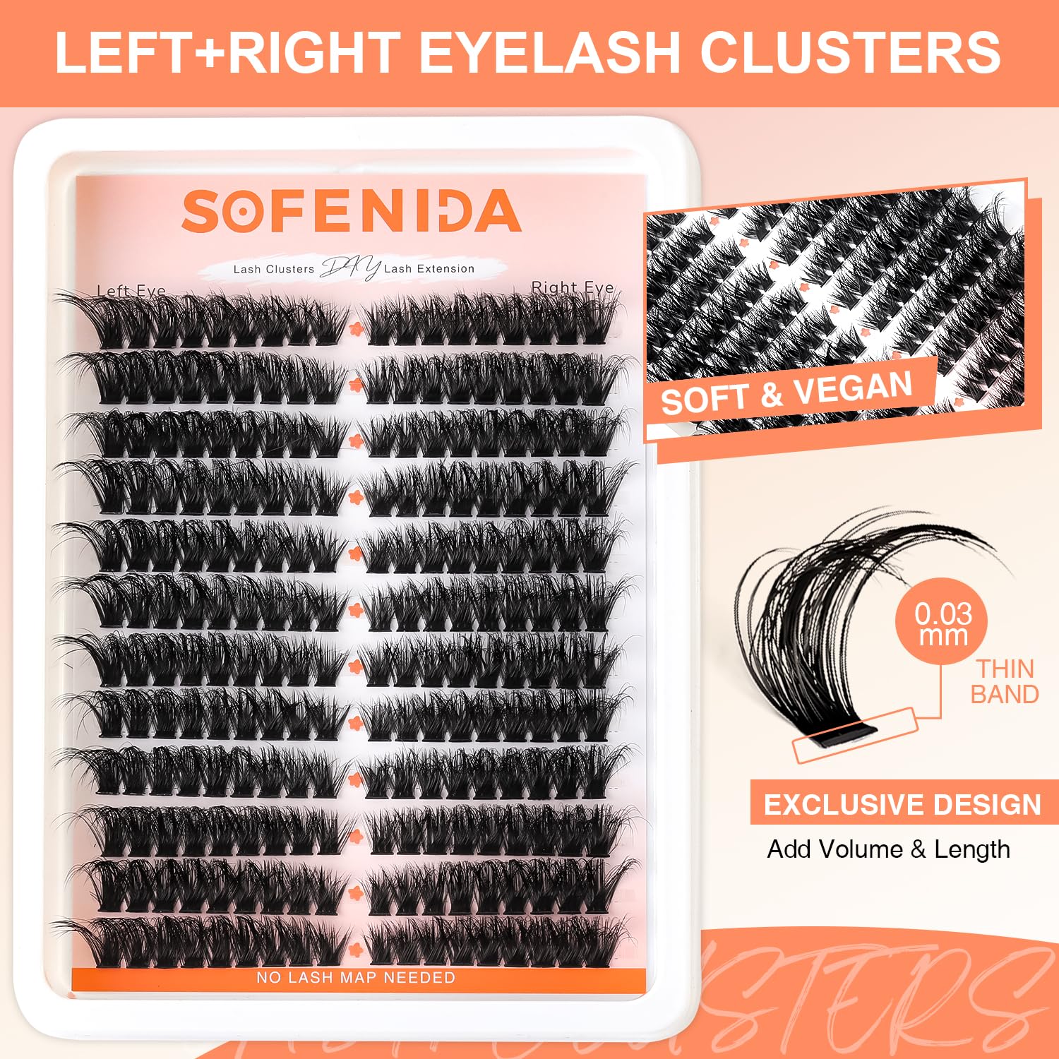 SOFENIDA beginner-friendly DIY lash clusters save time on makeup.