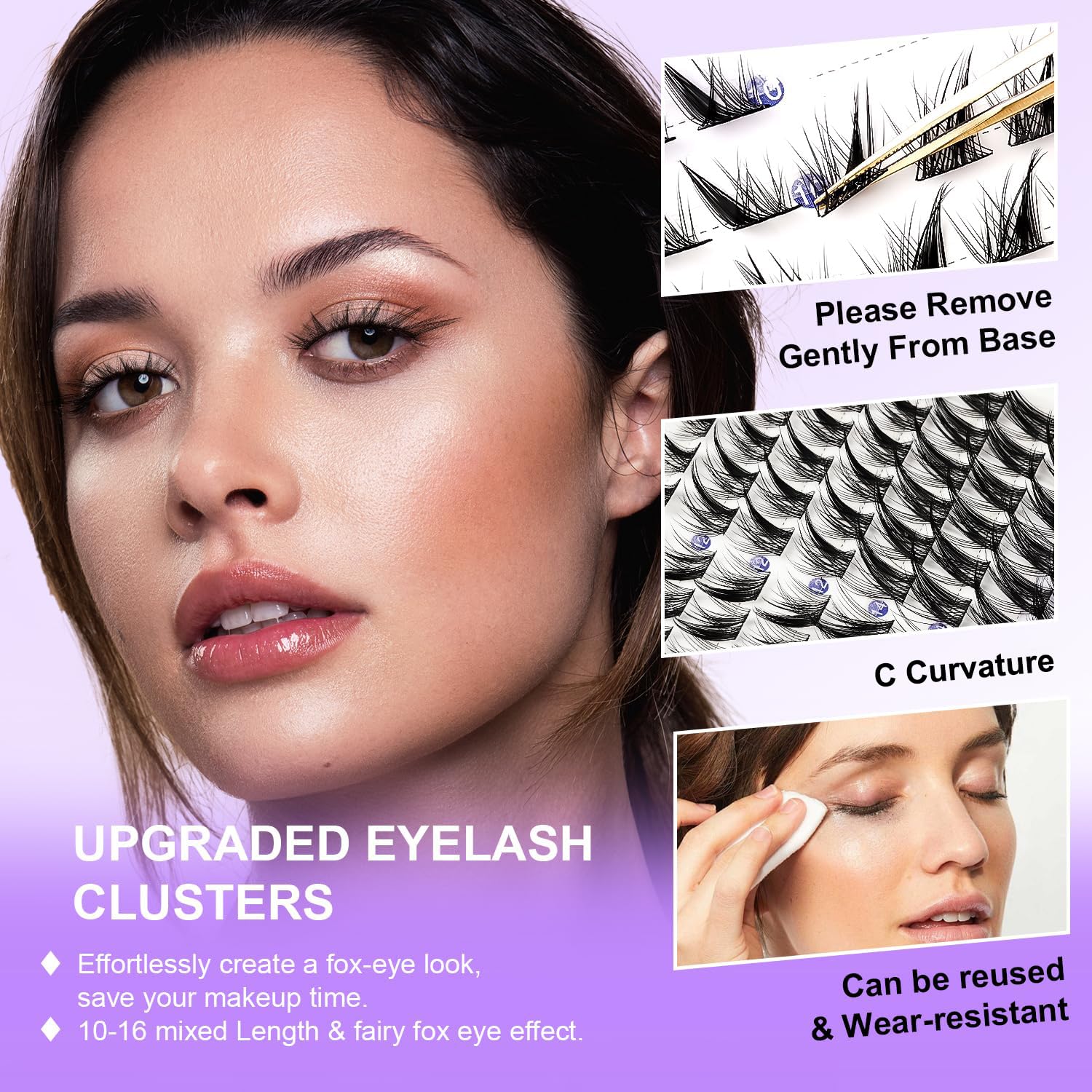 SOFENIDA fox-eye look ideal for daily wear and events