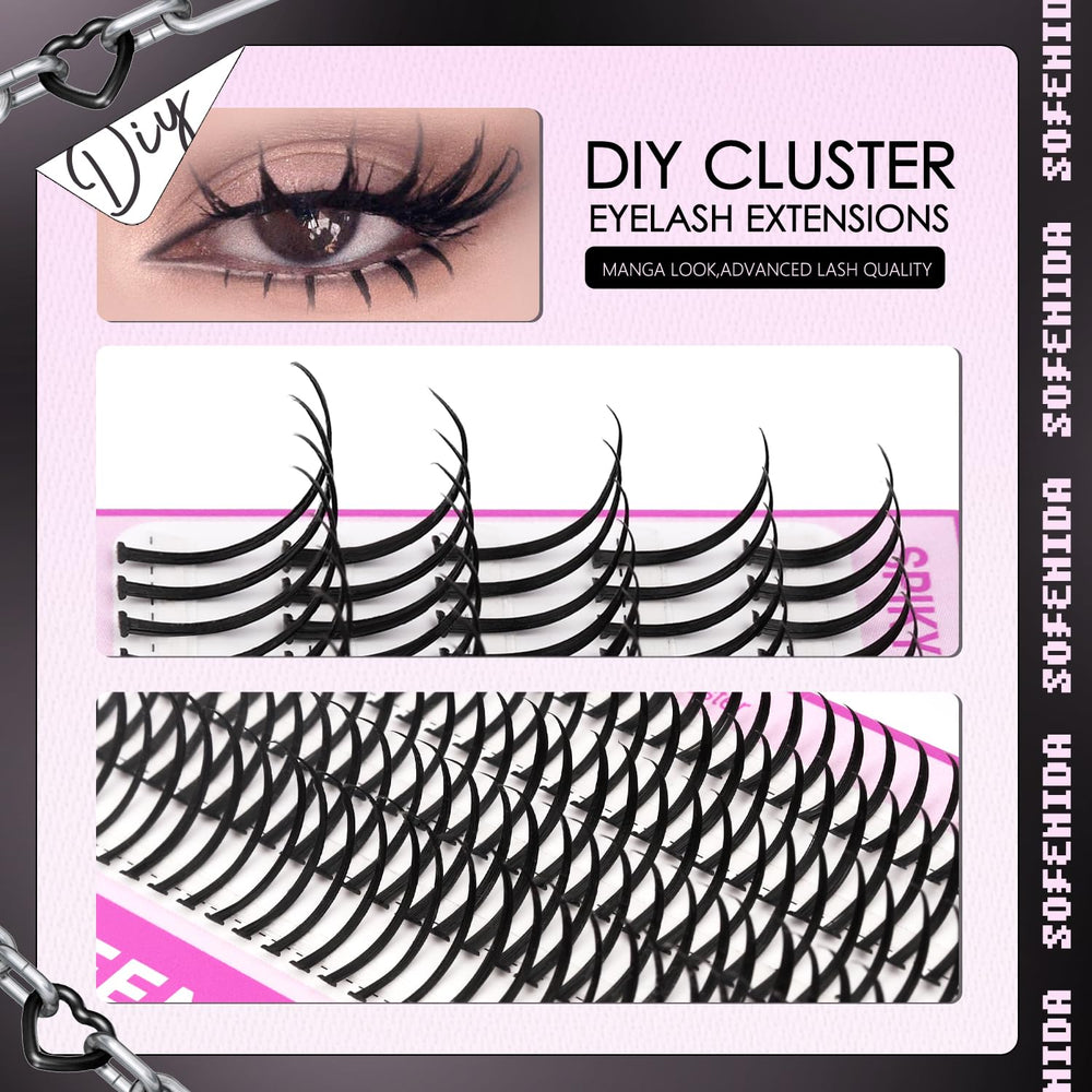 SoFenida lash clusters layered for dramatic day-to-night looks