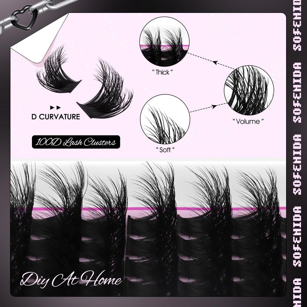 SoFenida D-curvature clusters add natural depth while sustaining a dramatic, 3D effect.