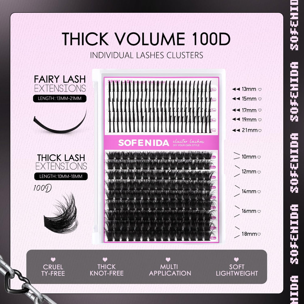 SoFenida lightweight plant-fibre matte lashes for natural feel