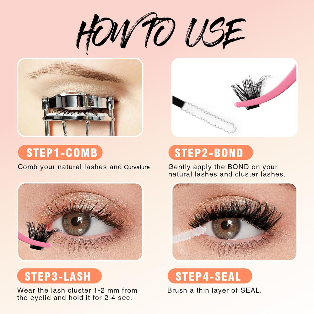 SOFENIDA reusable lash clusters last through multiple wears with care.
