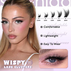SOFENIDA ultra-fine band clusters blend seamlessly with your natural lashes.