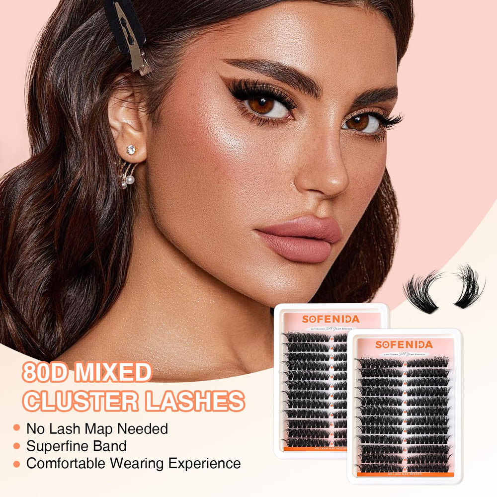SOFENIDA wispy cat-eye lashes deliver fast, comfortable daily wear.