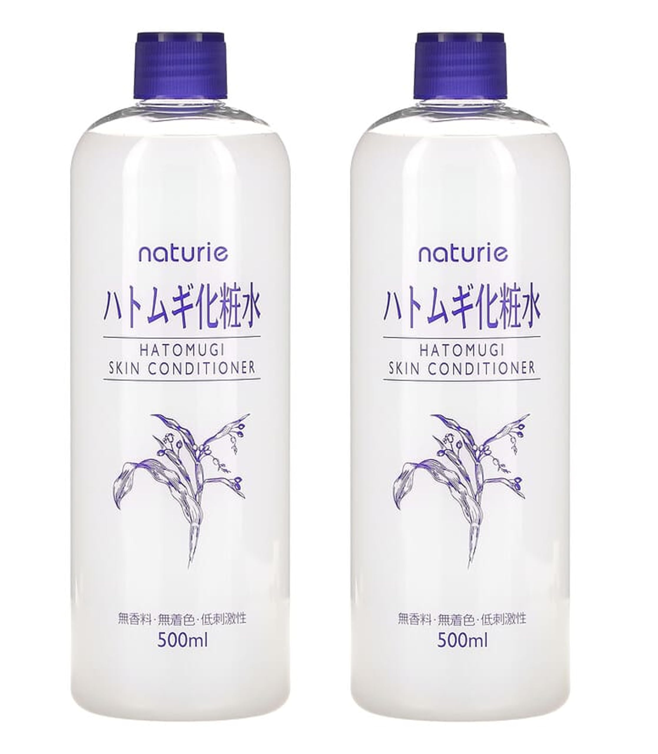 SOFIA BY ODE Naturie Adlay Tónico, botella de 500 ml, hidratación suave para piel fresca.