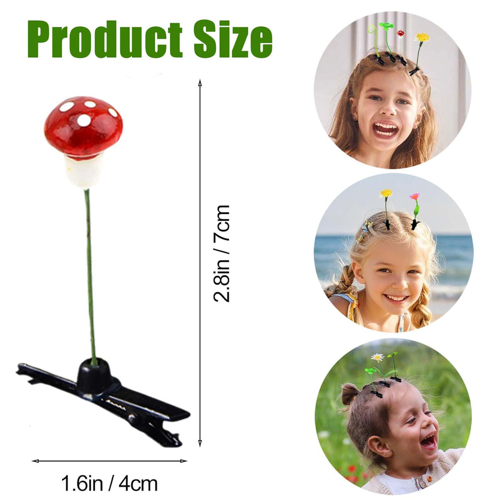 SOFISO mixed-style plant hair clip set offers versatile decorations for daily outfits.