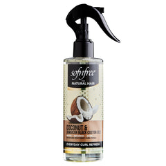 Sofn'Free refrescador de rizos con coco y ricino jamaicano, revive rizos