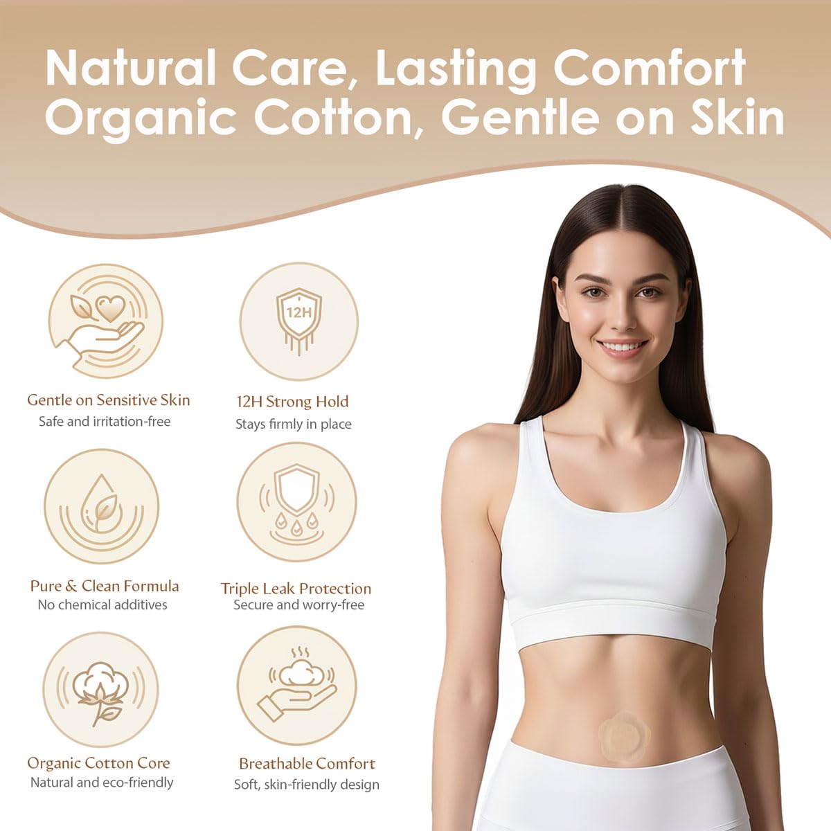 SOFOXYI parche transpirable: material ligero para uso prolongado en piel