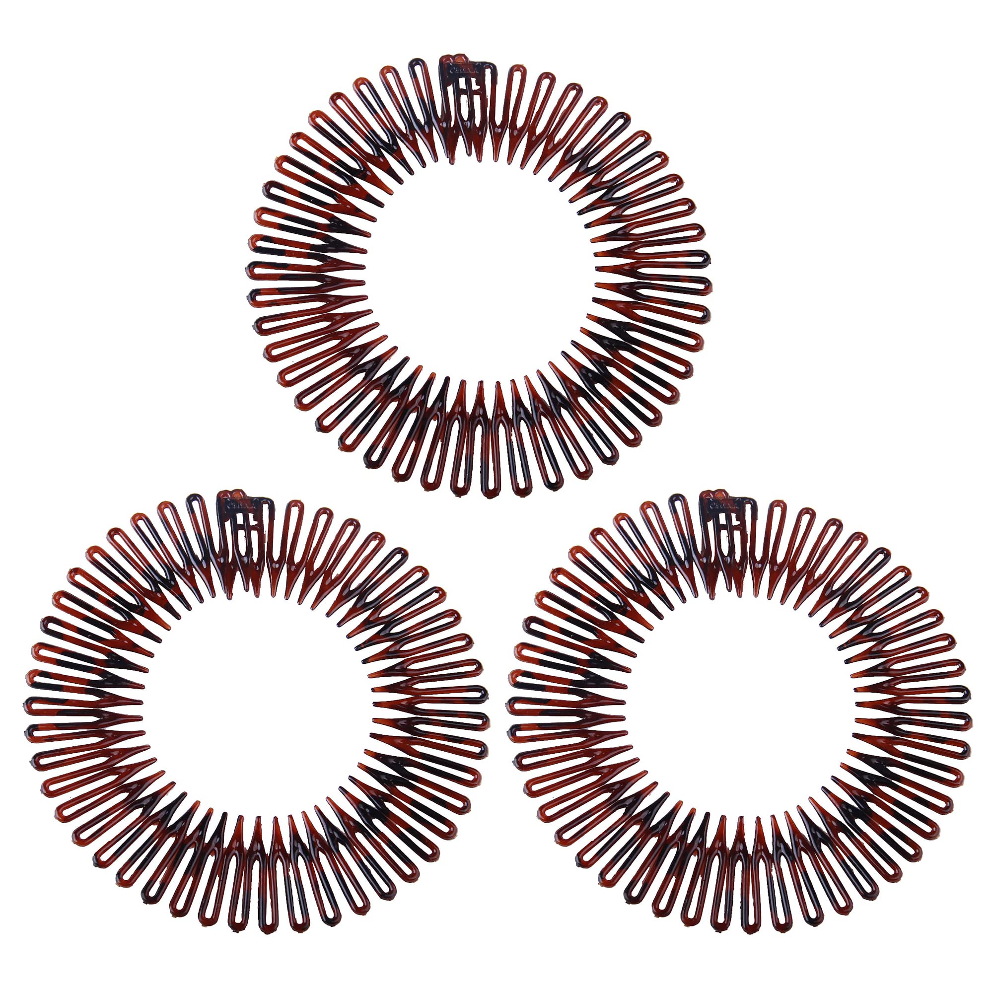 Soft 'N Style circular headband close-up with plastic teeth for secure grip.