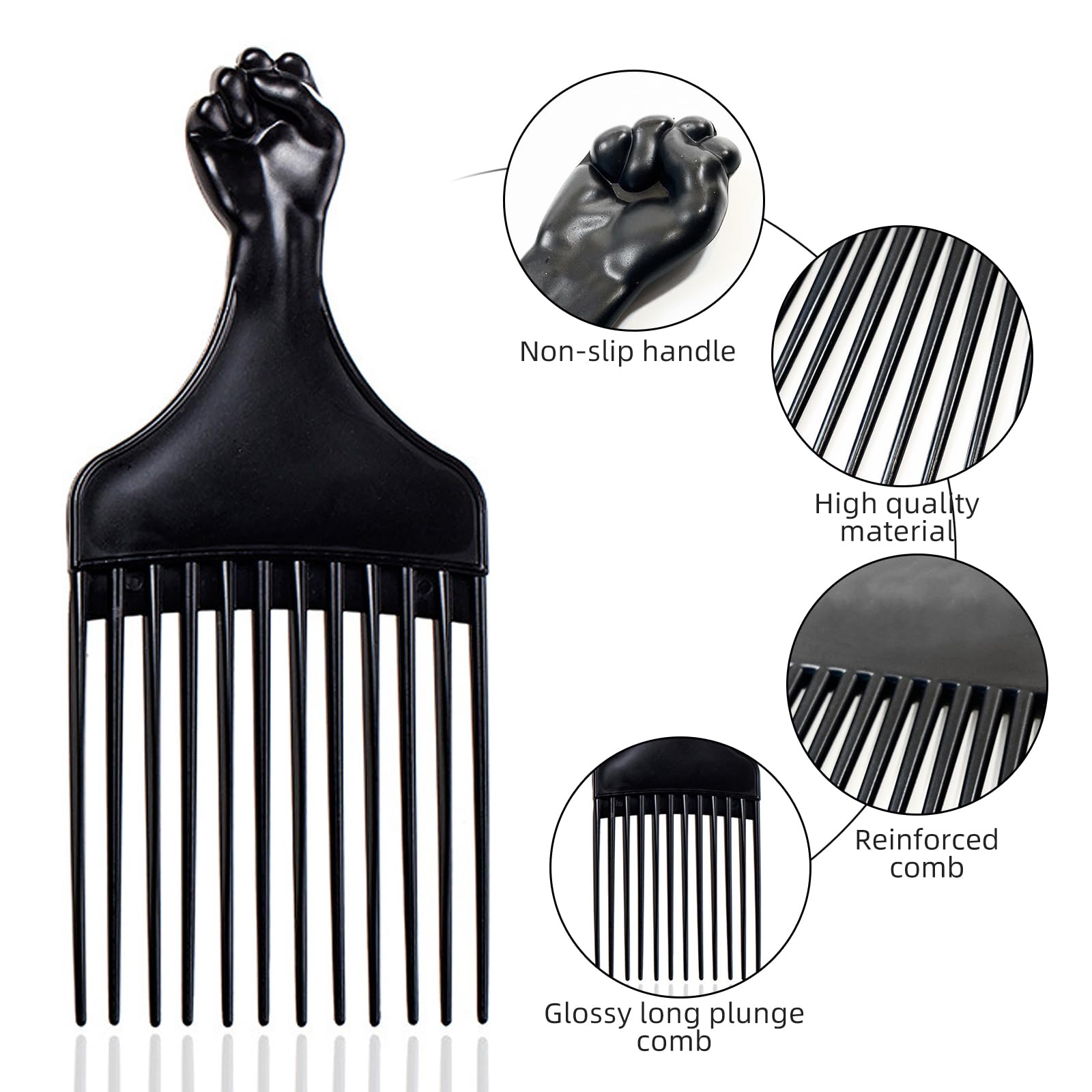 Soft 'N Style afro braid-styling comb for braids and chunky textures.