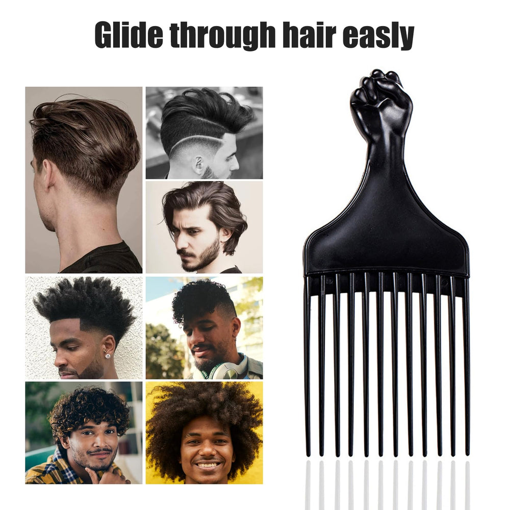 Soft 'N Style comfort grip hair-pick ideal for everyday grooming.