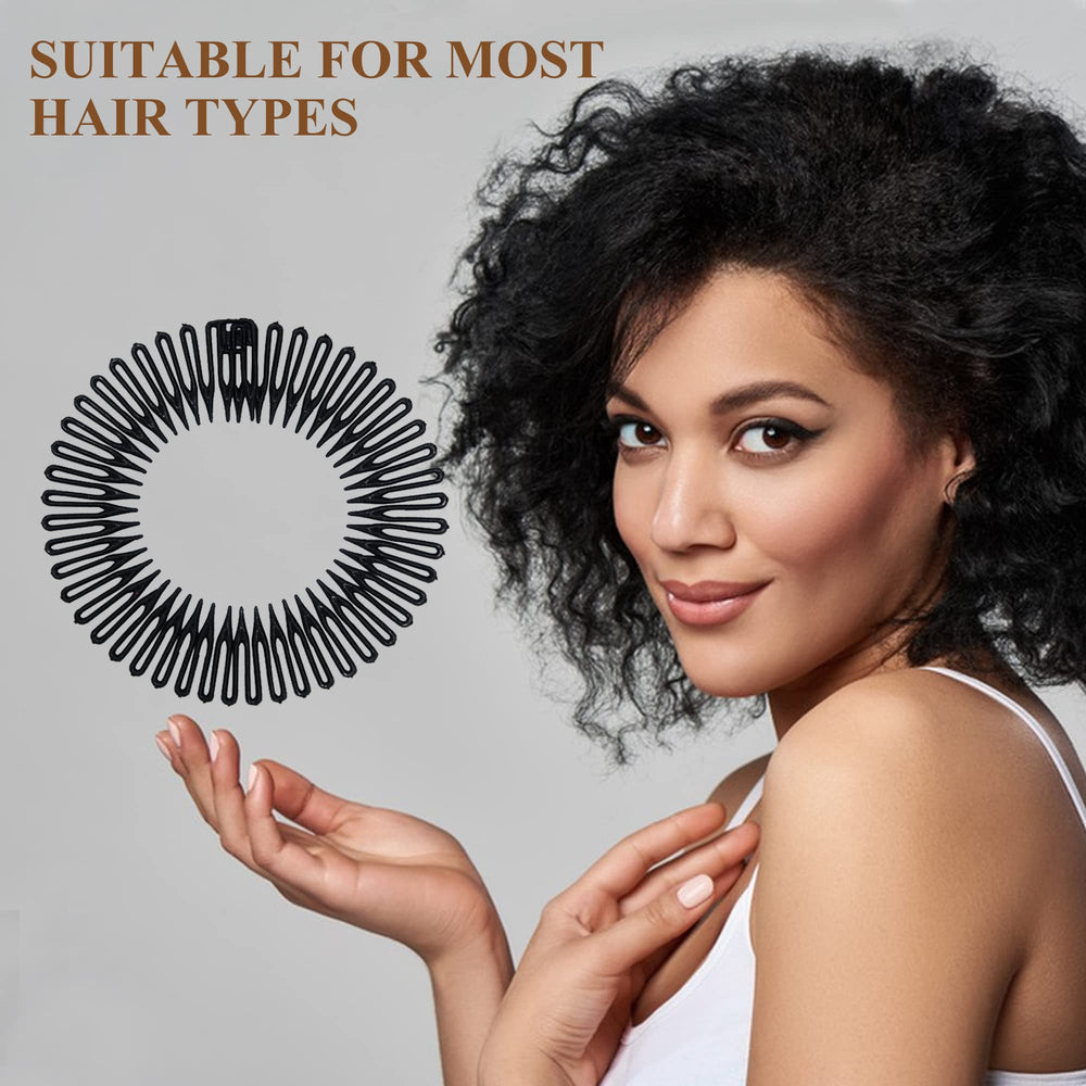 Soft 'N Style one-size-fits-most headbands fit many hair types with comfortable wear.