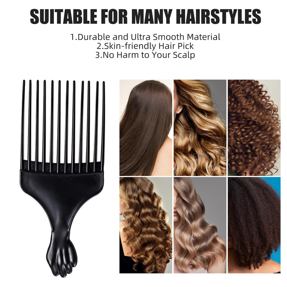 Soft 'N Style waterproof durable hair-pick suitable for wet styling.