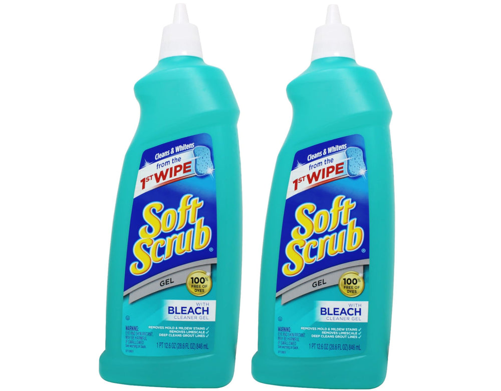 Soft Scrub Gel limpiador con lejía: encimera de cocina impecable y segura para alimentos.