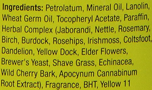 Envase de 5 oz de Softee Hair Food, práctico.