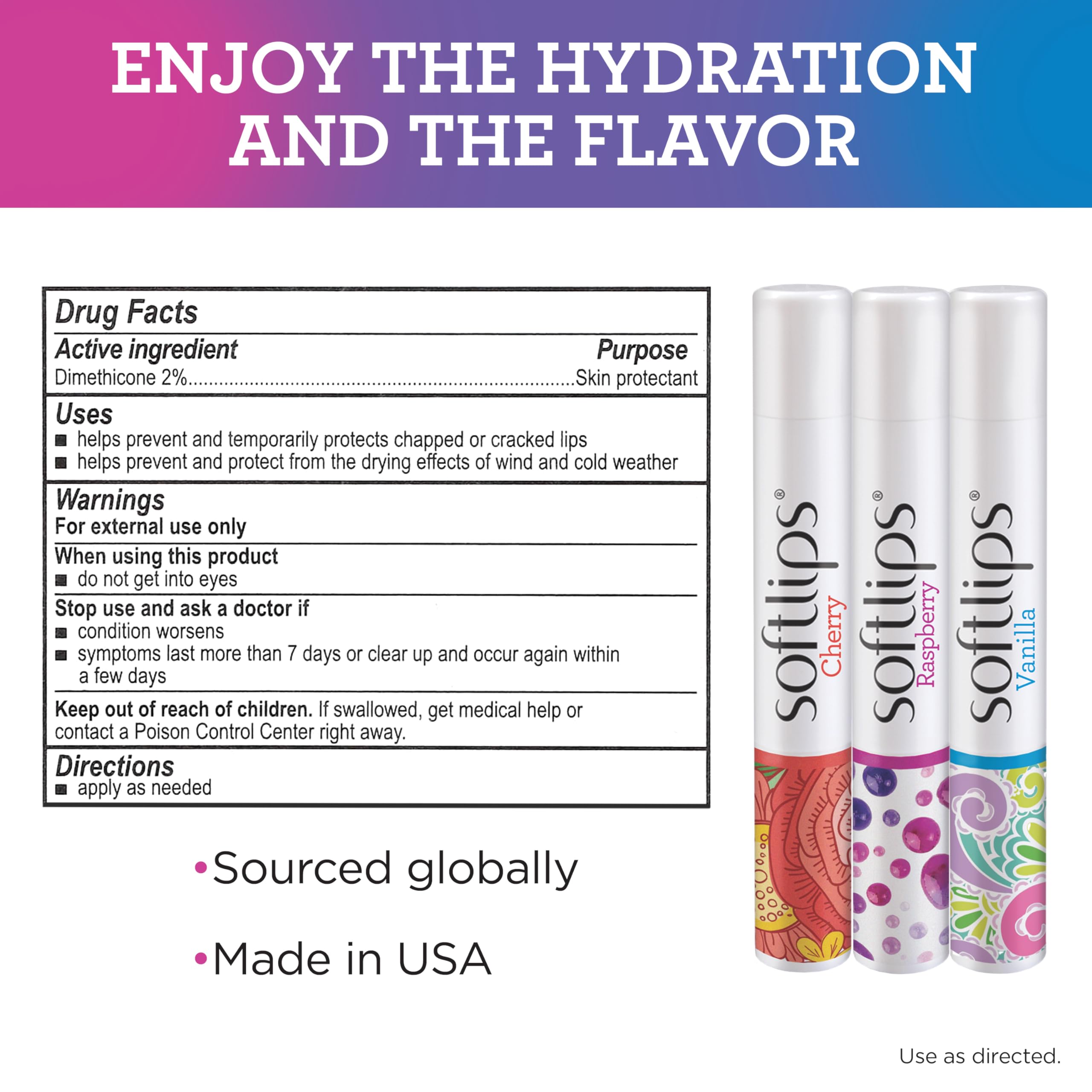 SoftLips Cruelty-free and gluten-free lip balm for responsible care