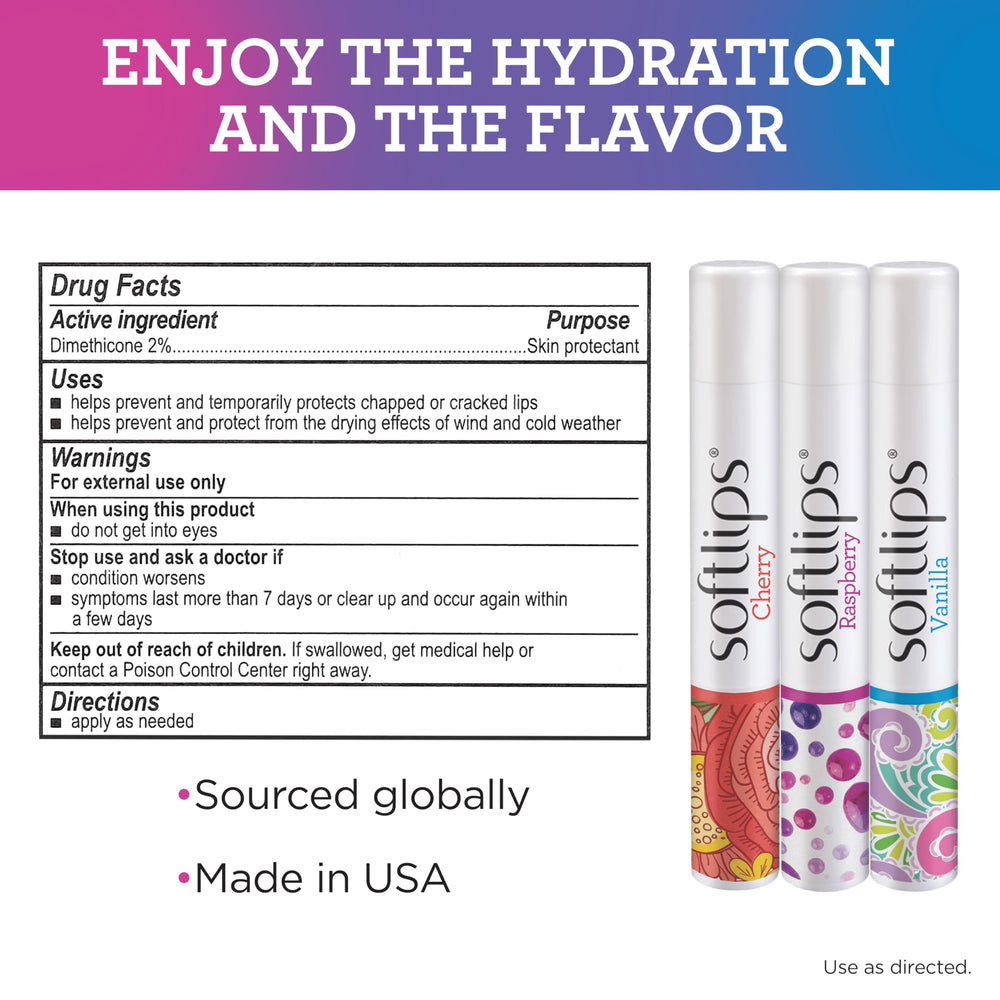 SoftLips Cruelty-free and gluten-free lip balm for responsible care