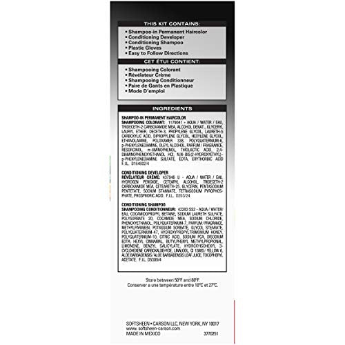 Ammonia-free label indicating gentler coloring