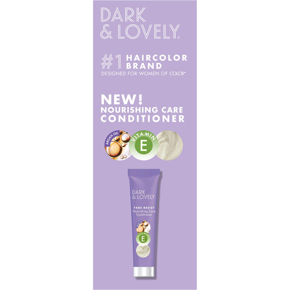 SoftSheen-Carson Dark and Lovely shiny finish for silky, reflective hair.