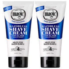 SoftSheen-Carson Magic Razorless Cream for bald-head application delivers smooth, bump-free results without a razor.