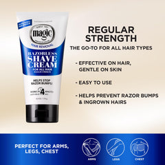 SoftSheen-Carson Magic Razorless Cream close-up shows rich, creamy texture for even depilation.