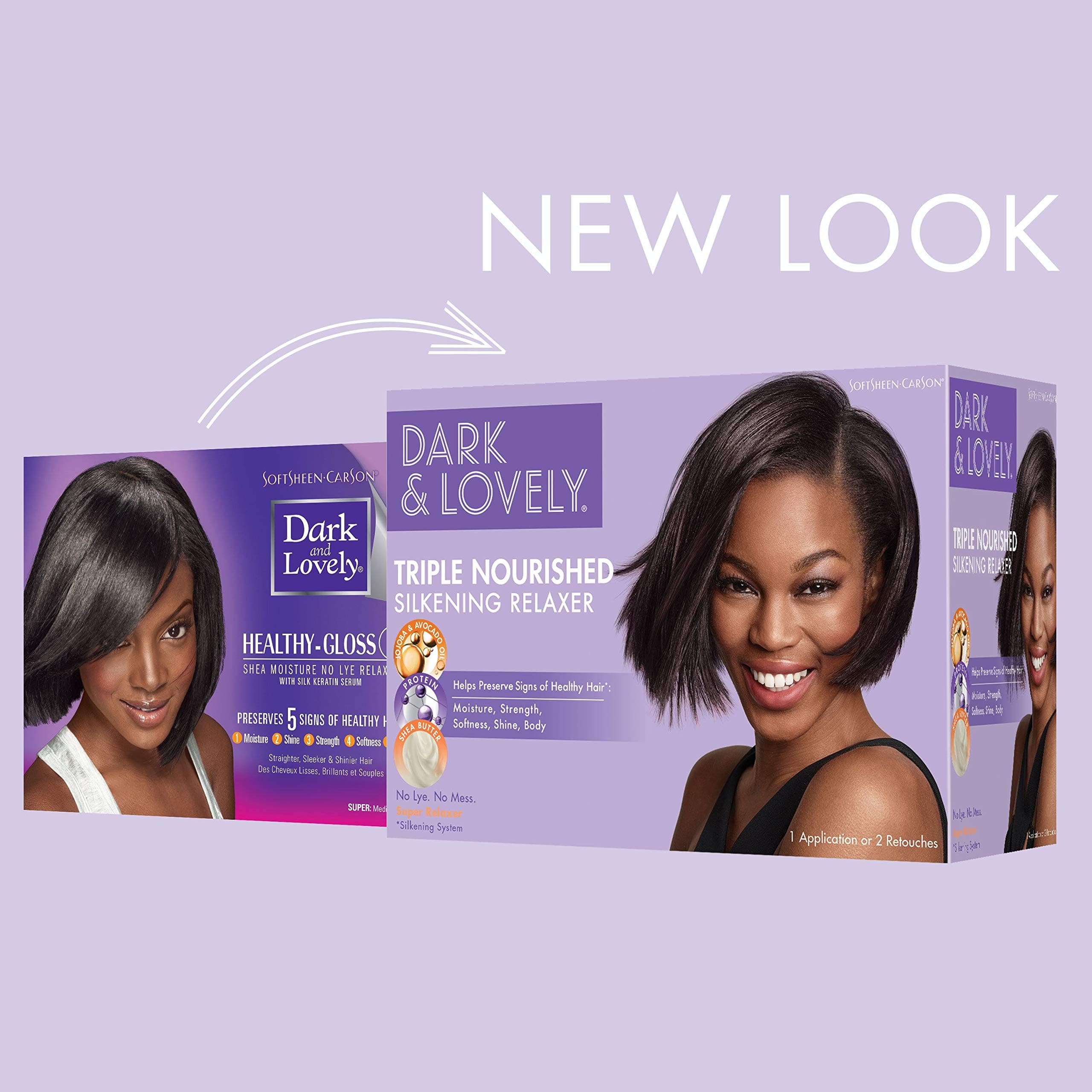 SoftSheen Dark and Lovely edge saver demonstrates protective styling support