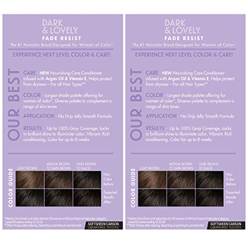 SoftSheen Dark and Lovely jet-black application gloves enable smooth, mess-free coloring.