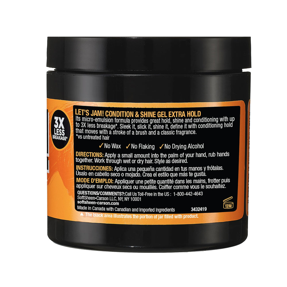SoftSheen Let's Jam no-flake formula ideal for clean styling