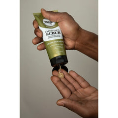 SoftSheen Magic face scrub lather highlights smooth skin and refreshed pores