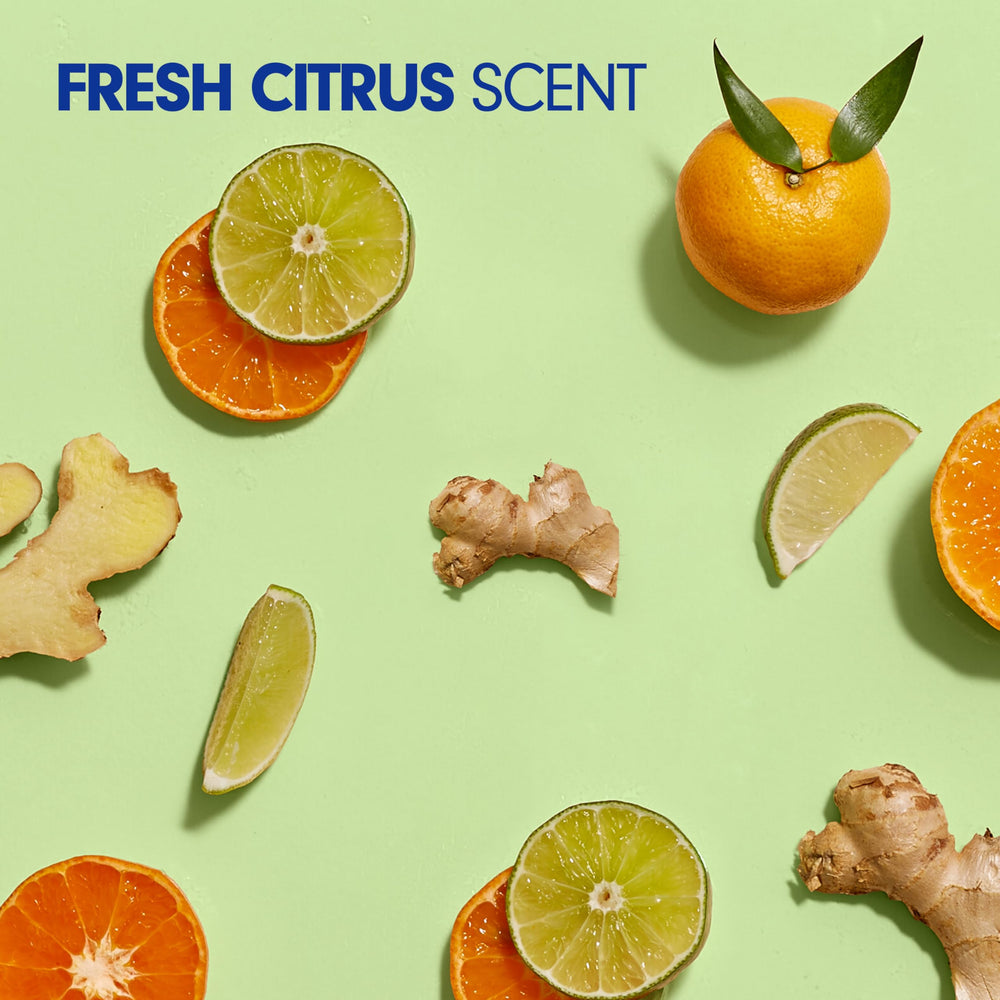 Softsoap Fresh Citrus near kitchen sink for kitchen cleanup