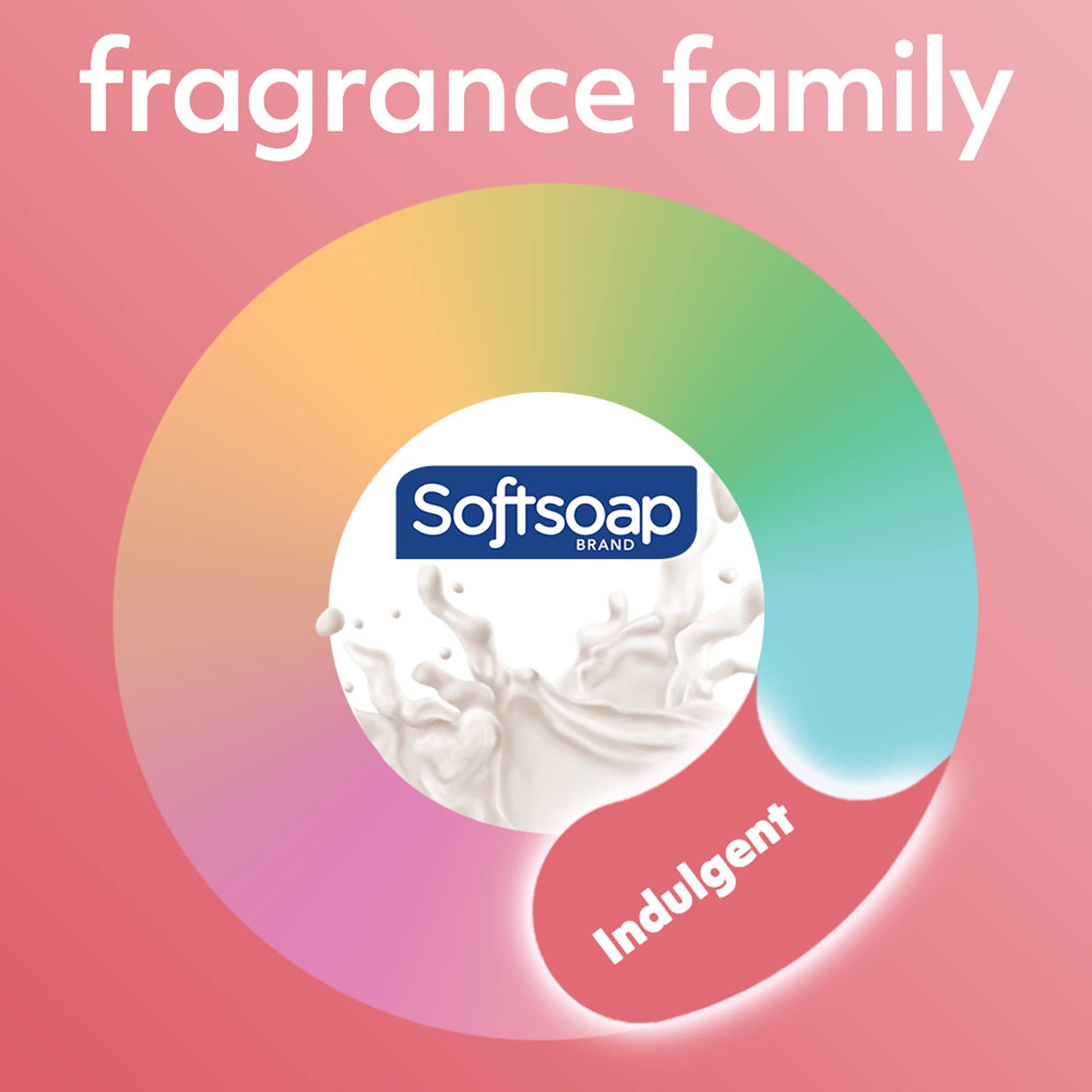Softsoap exfoliating wash with biodegradable ingredients supports responsible cleaning.