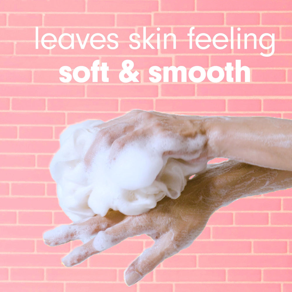 Softsoap ingredients infographic notes biodegradable cleansing agents for eco-friendly washing.