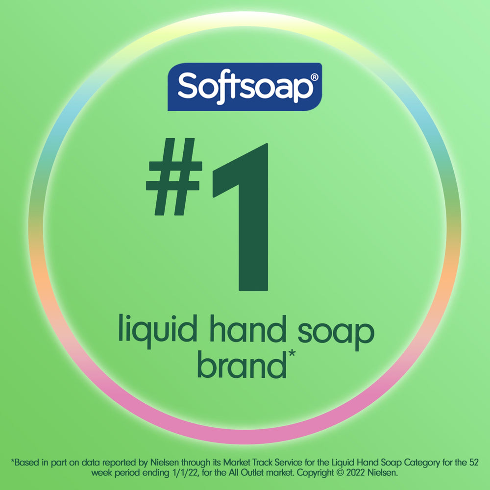 Softsoap bubbles illustrate gentle cleansing and moisturizing feel