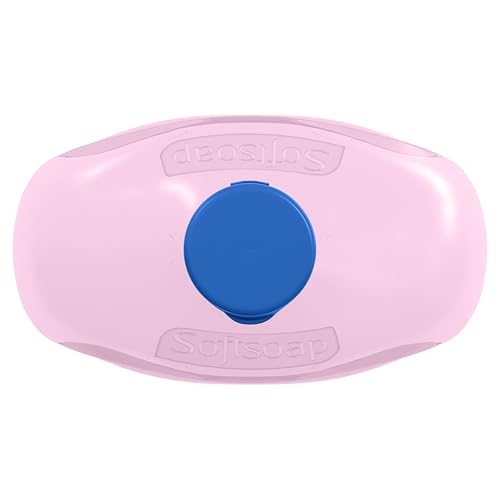 Softsoap etiqueta lavanda karité, visualización clara del aroma suave