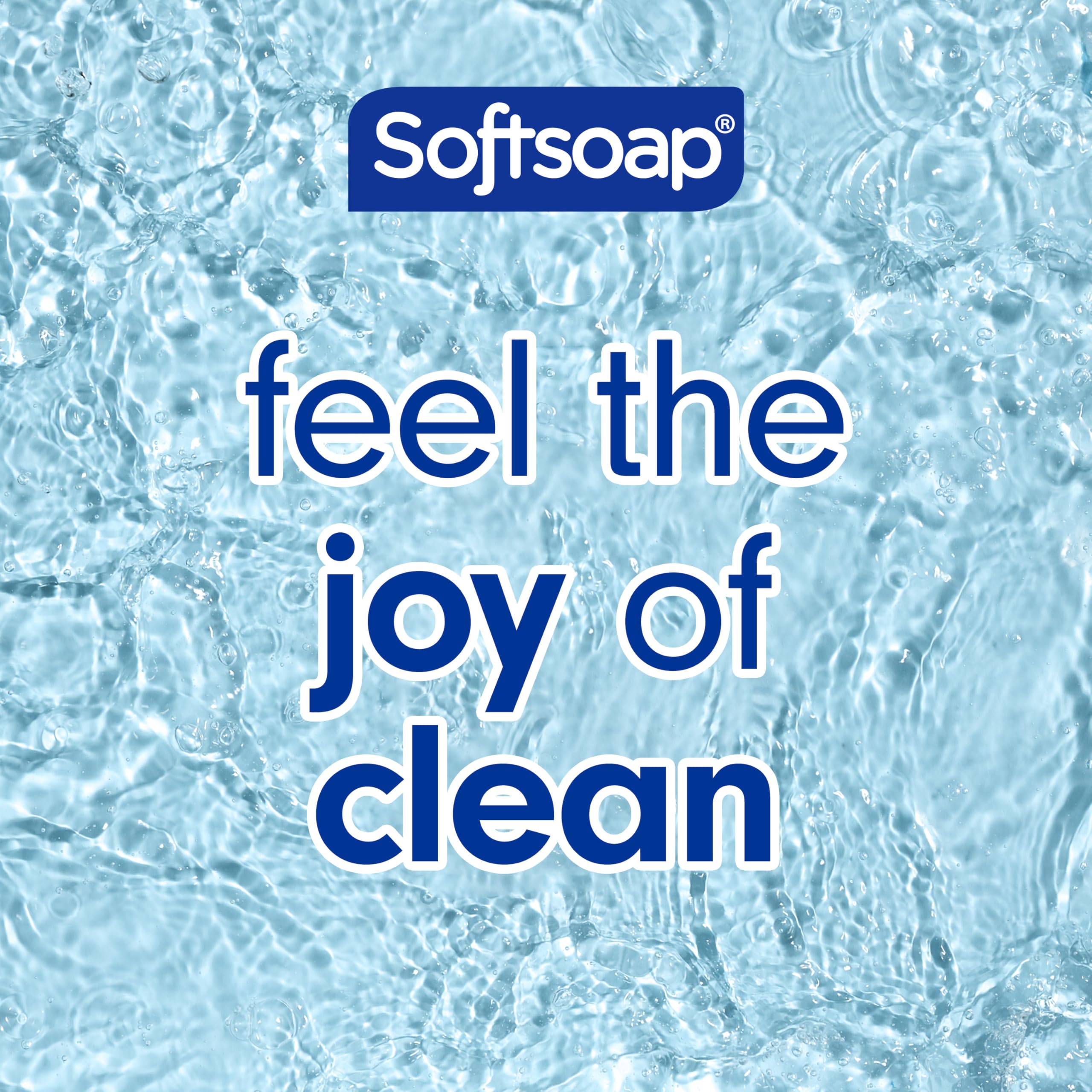 Softsoap Honeysuckle & Orange Burst bottle pump emphasized for easy daily dispensing.