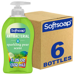 Softsoap jabon antibacterial para manos en pack de 6, ideal para familias