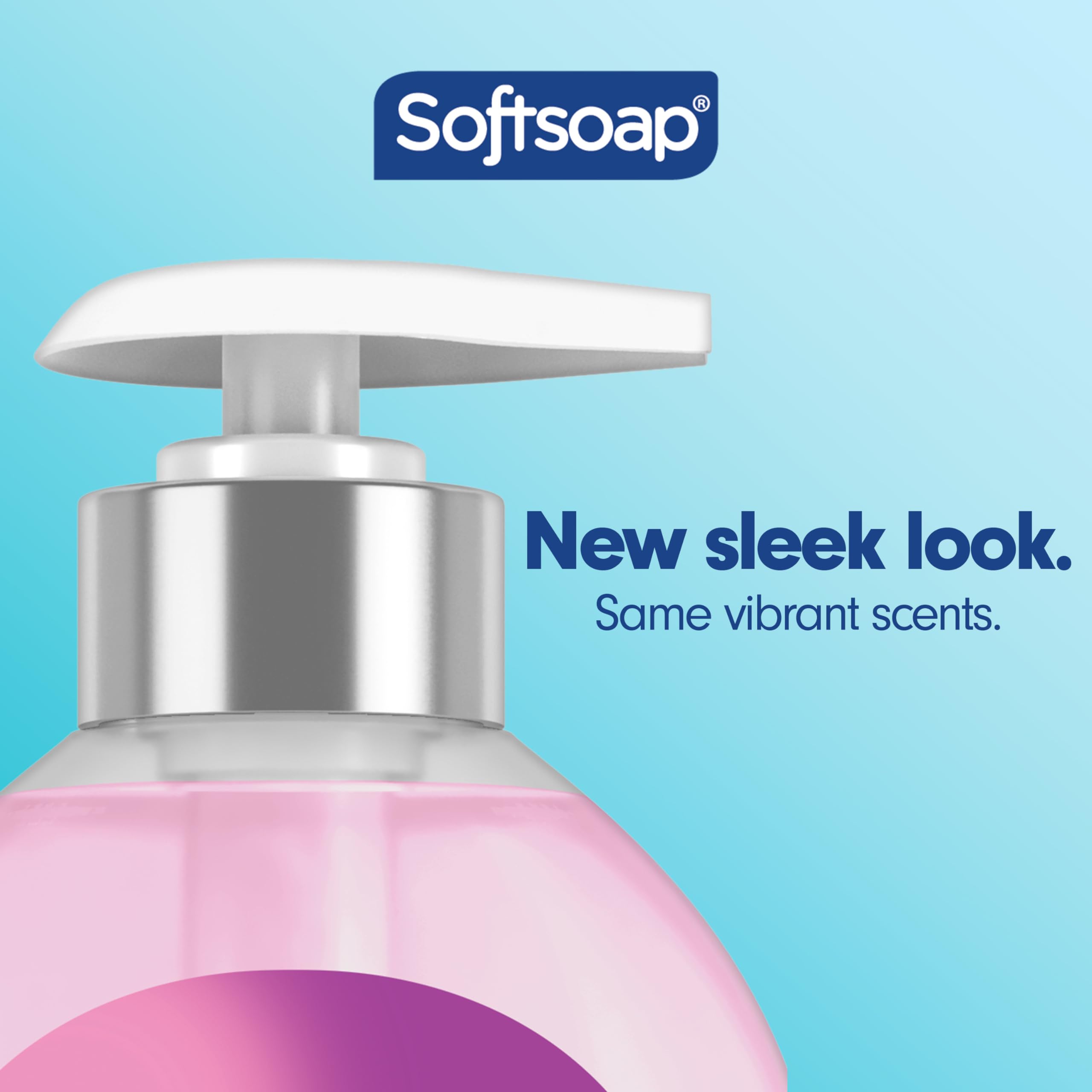 Manos limpias con Softsoap Lavanda y Karité y aroma suave.