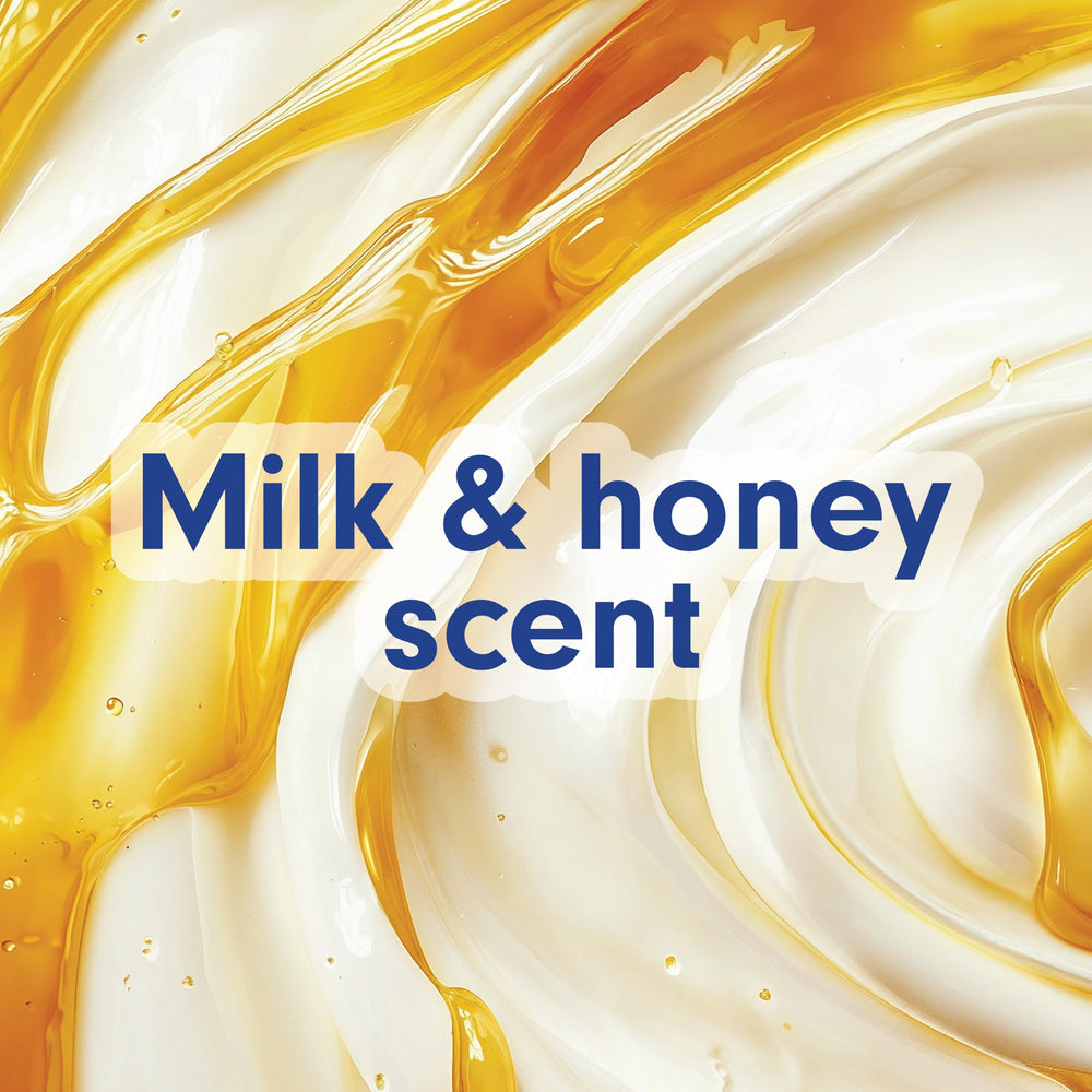 Softsoap Milk & Honey bulk packaging box conveys convenient restocking for busy kitchens