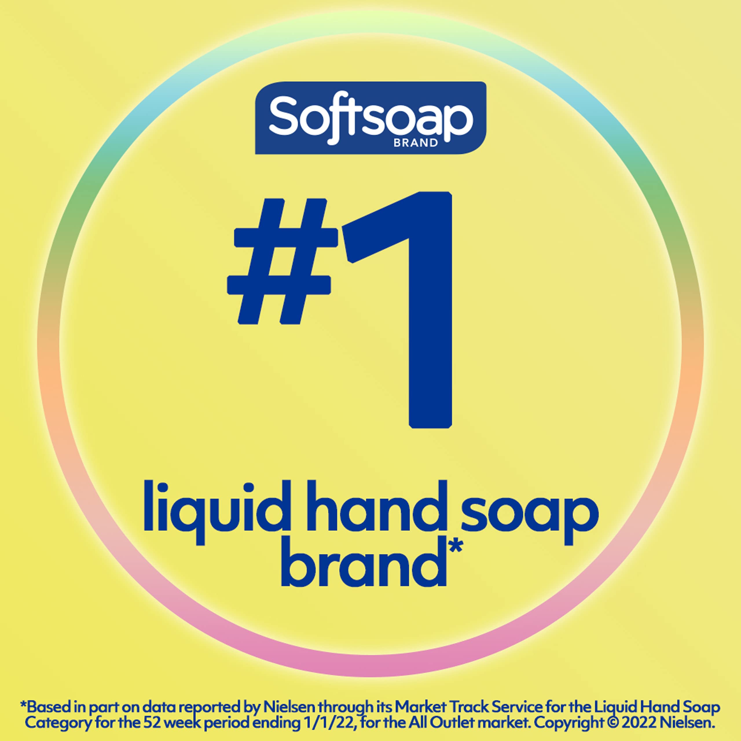 Softsoap paquete de seis botellas, vista del set para reserva.