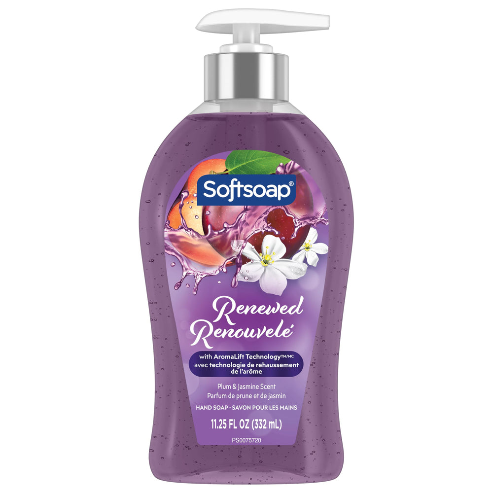 Softsoap Renovado Jabon Liquido libre de parabenos para uso diario.