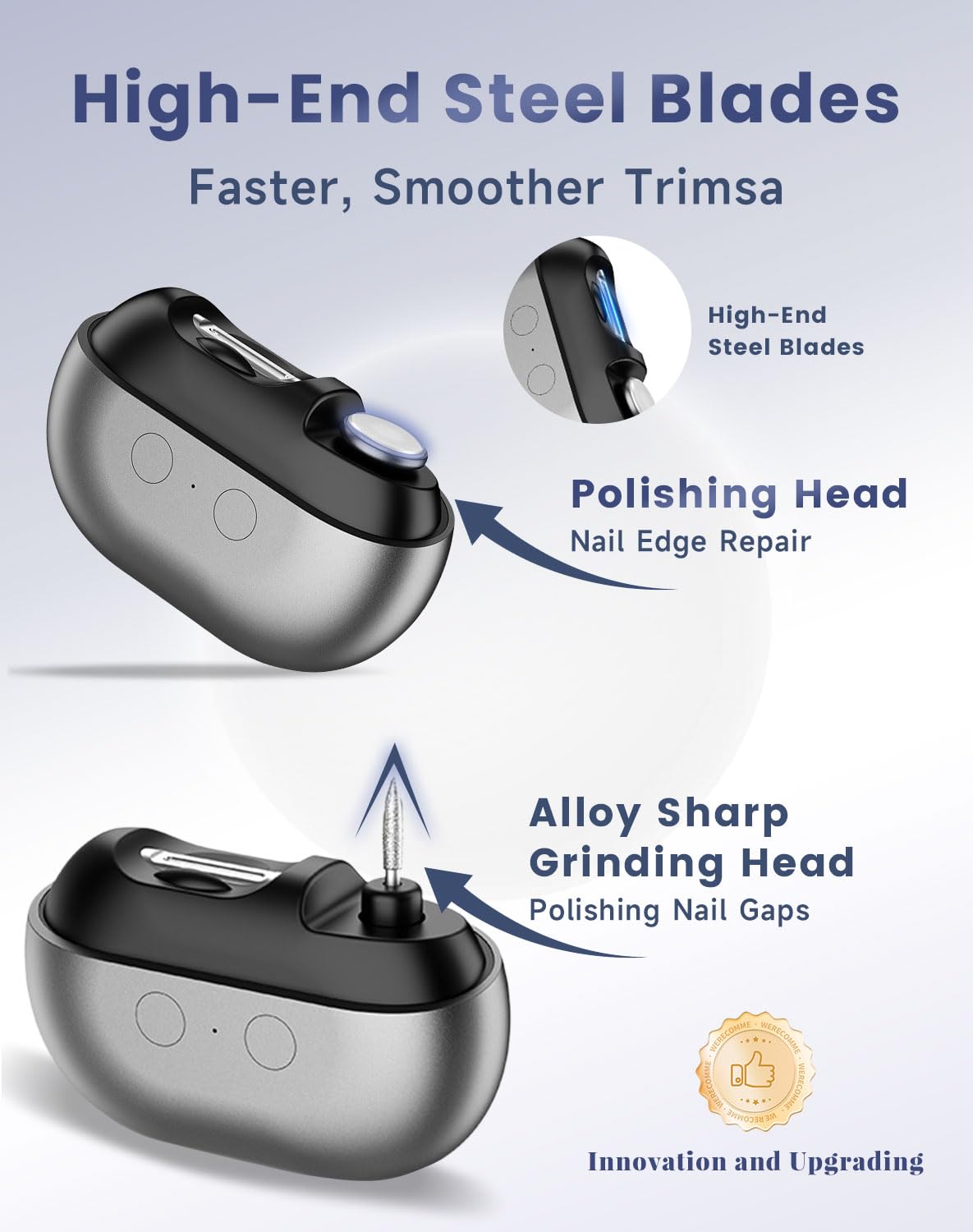 Soglude polishing function smooths edges after clipping for a neat finish
