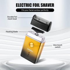 Soieho foil shaver for quick touch-ups with quiet operation