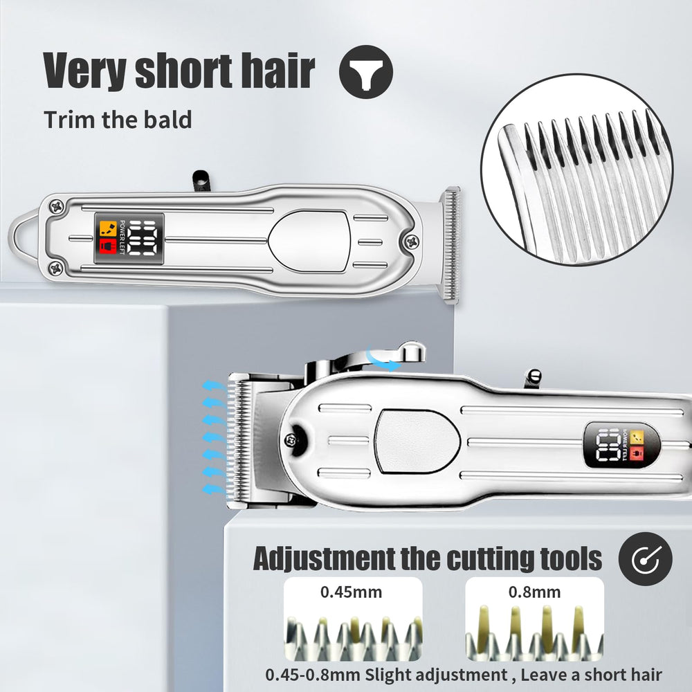 Soieho hair clipper eight guide combs for precise lengths 1.5 to 6 mm
