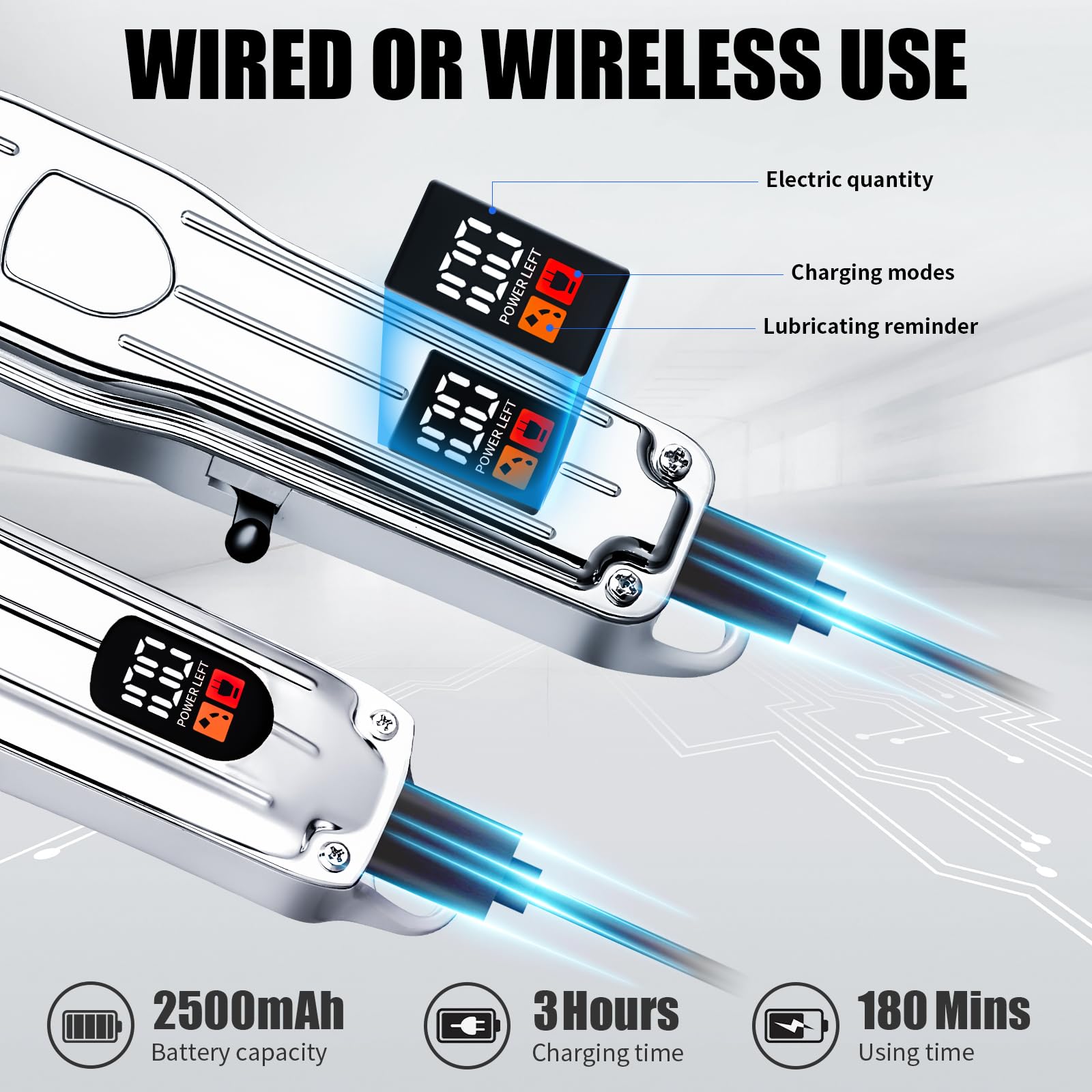 Soieho hair clipper high torque motor for powerful home grooming