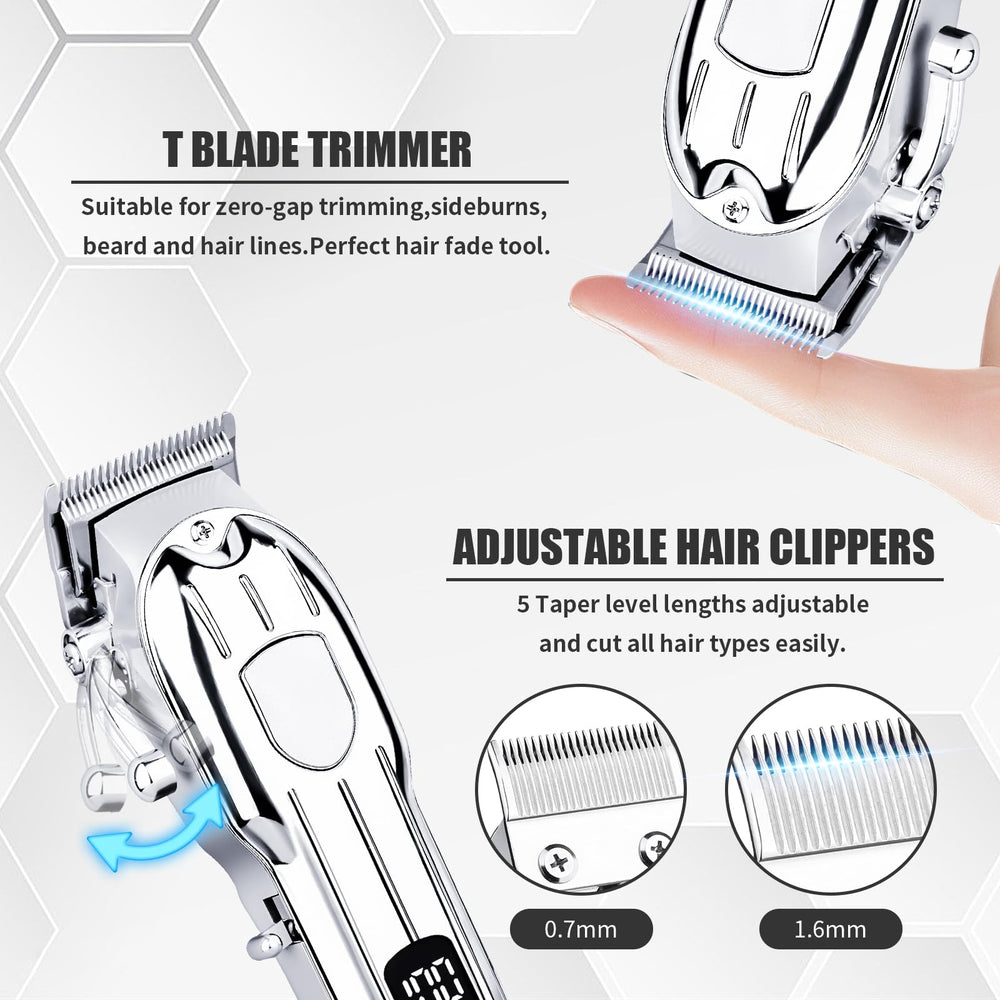 Soieho hair clipper lithium battery with long cordless runtime