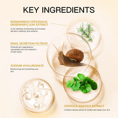 Sokgo Sérum mucina caracol, textura cremosa para nutrir la piel.
