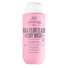 Sol de Janeiro Beija Flor Body Wash bottle dispensing creamy cleansing lather.