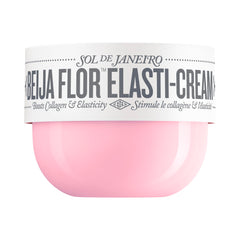 Sol de Janeiro Beija Flor Elasti-Cream bottle demonstrates elasticity-boosting hydration.