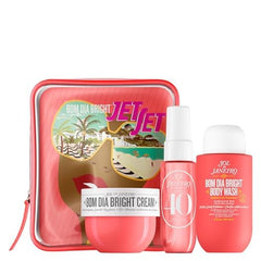 Sol de Janeiro Bom Dia Bright Cream jar showing exfoliating texture