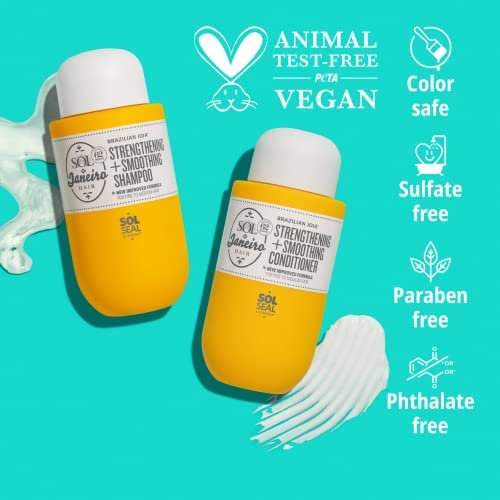 Fine to medium hair illustration beside Joia bottle indicating suitability